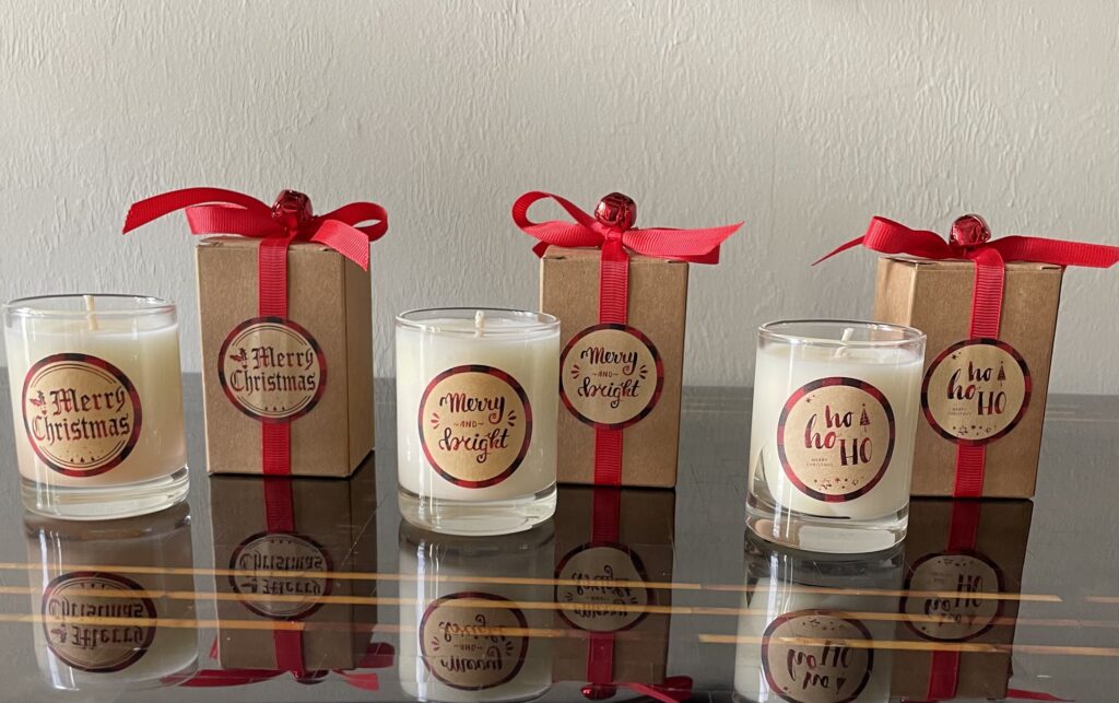 *Limited Edition* Set of 3 Christmas Votives
